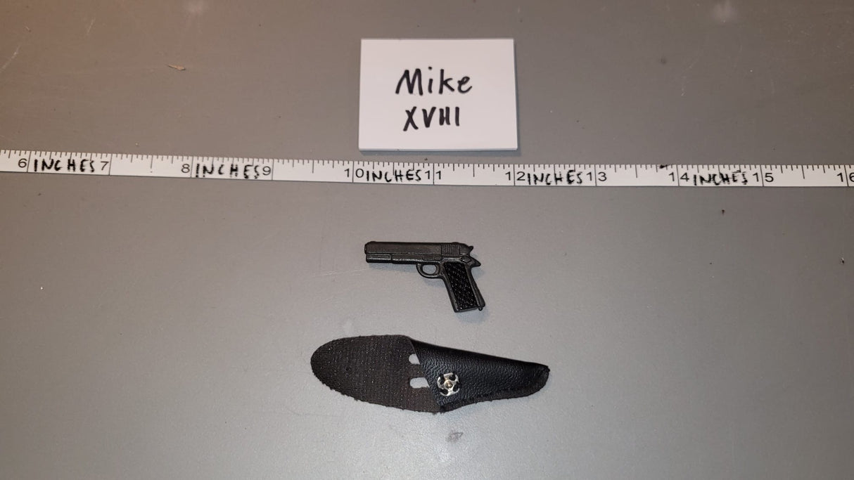 1:6 Scale WWII US .45 Pistol and Holster