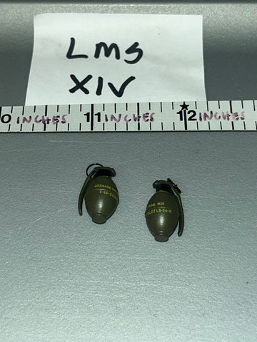 1:6 Scale Modern British Grenade Lot  - DAM U.K. British SAS Gulf War Patrol Leader
