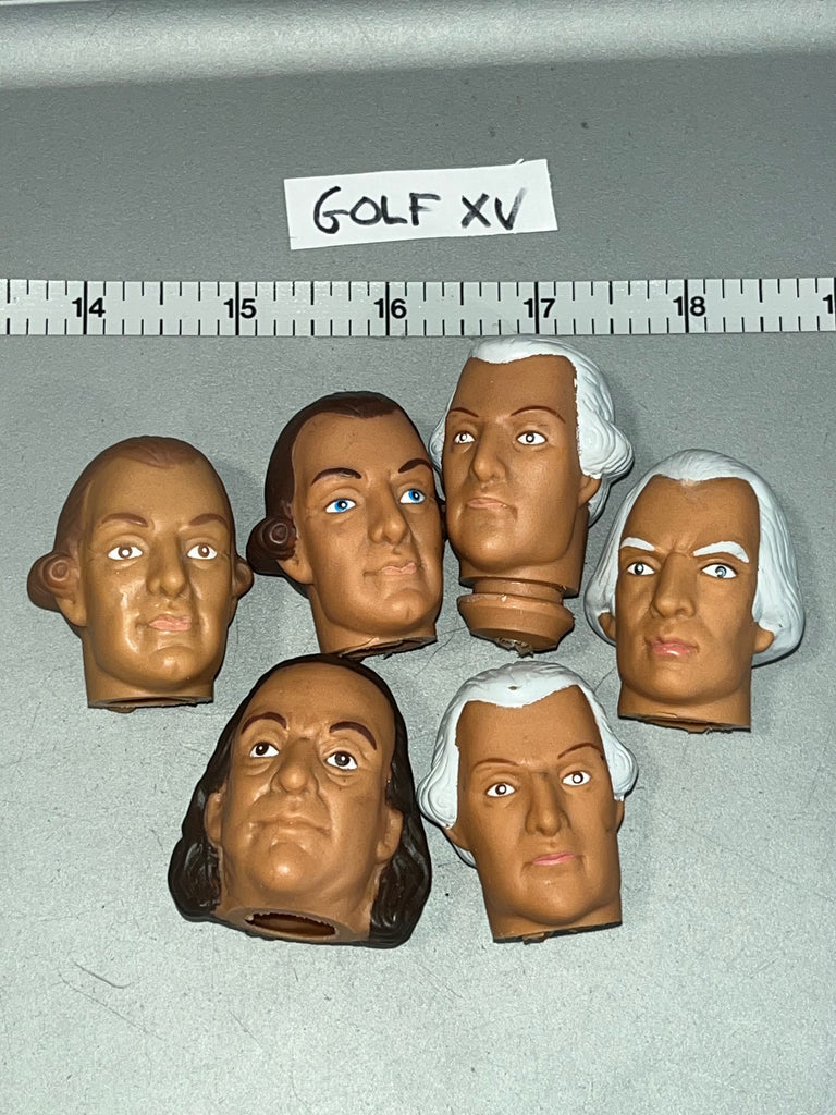 1/6 Scale Revolutionary War Head Sculpt Lot