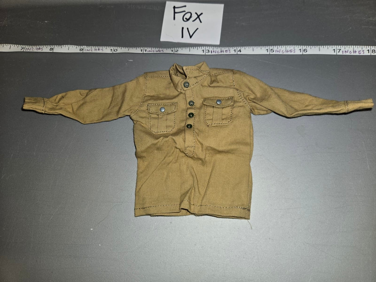 1/6 Scale WWII German Tan Work Shirt - DID