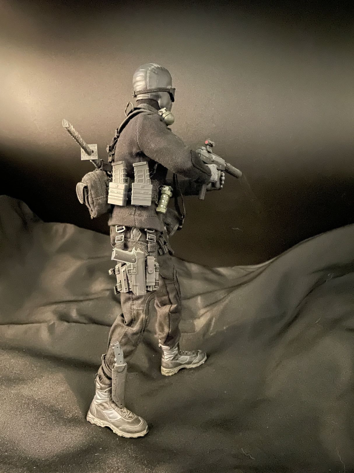 1/6 Scale Sideshow Toys Customized Snake Eyes GI Joe Loose Dressed Figure