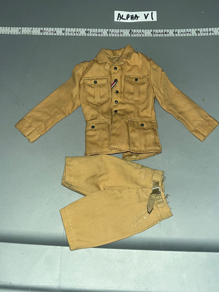 1/6 Scale WWII German Tropical Afrika Korps Luftwaffe Uniform