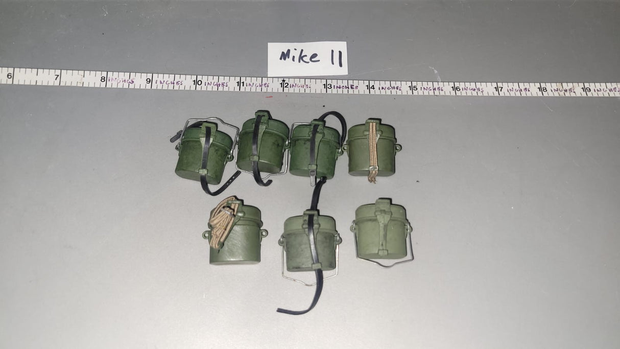 1/6 Scale WWII German Mess Kit Lot
