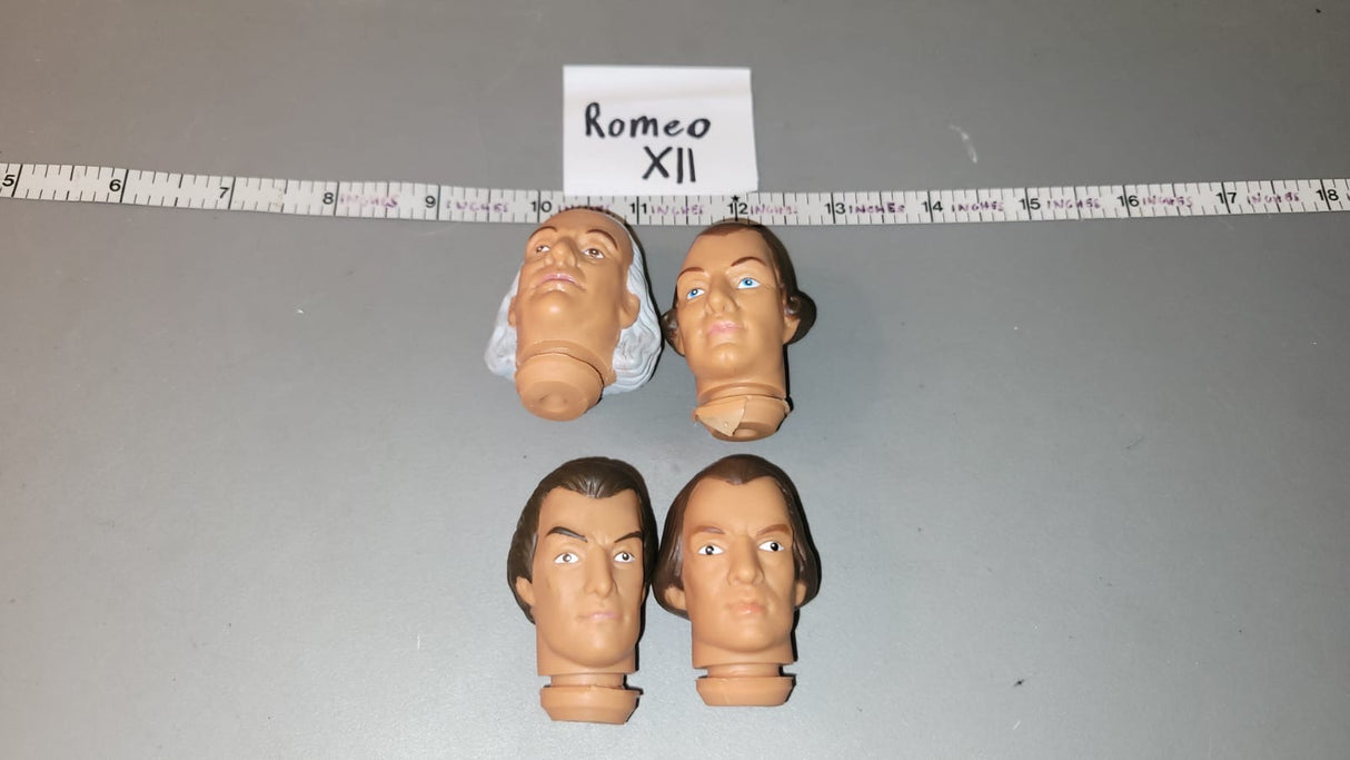 1/6 Scale Revolutionary War Napoleonic Head Sculpt Lot