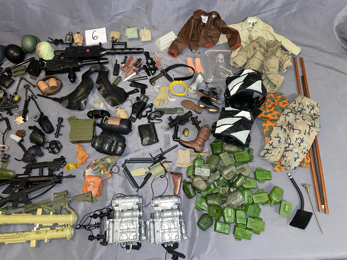 1/6 Scale Broken Parts Lot