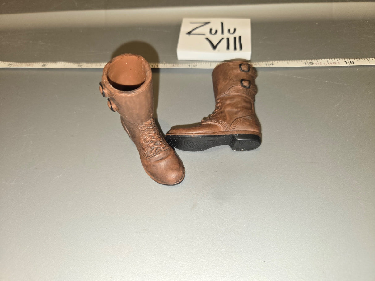 1/6 Scale WWII US Lace Up Combat Boots - Zulu VIII