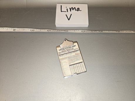 1/6 Scale WWII US Army Field Medical Report Clipboard - Lima V