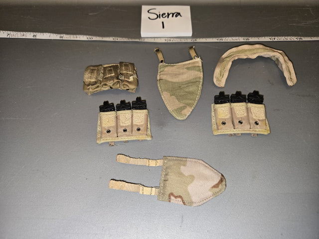 1/6 Scale Modern Era US MOLLE Tactical Gear Lot - Sierra I