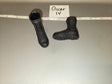 1/6 Scale Modern Era Black Tactical Boots - Oscar IV