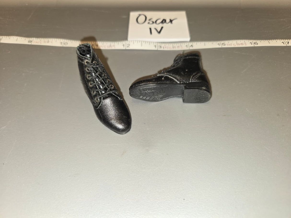 1/6 Scale WWII US Lace Up Ankle Boots - Oscar IV