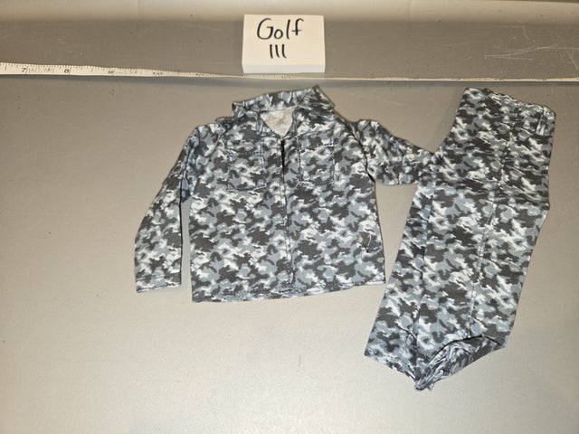 1/6 Scale Modern Era Urban Digital Camouflage BDU Uniform - Golf III