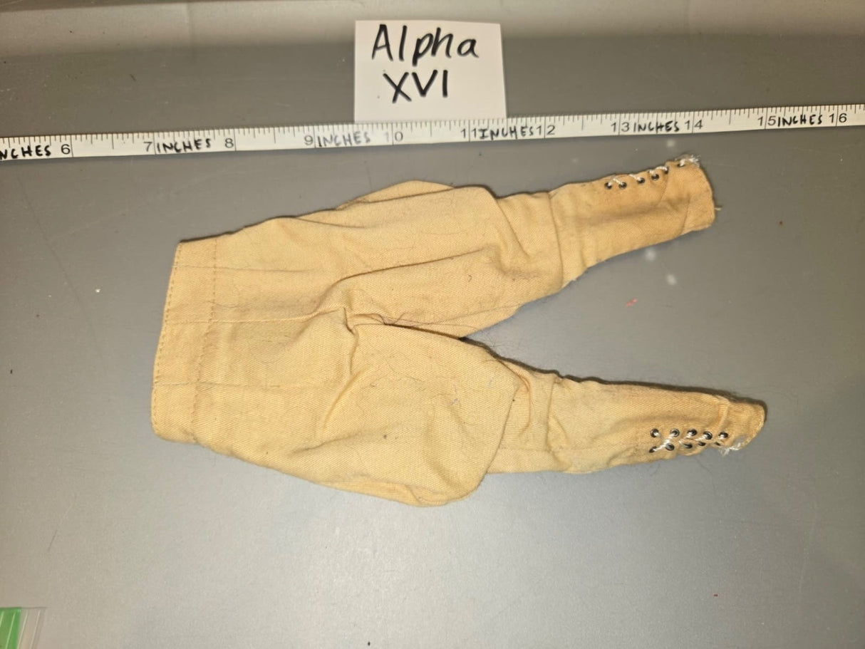 1/6 Scale WWII US Cavalry Breeches Pants with Lace Cuffs - Alpha XVI
