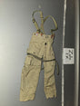 1/6 Scale WWII US Paratrooper Cargo Pants with Suspenders and Belt - Zulu XI