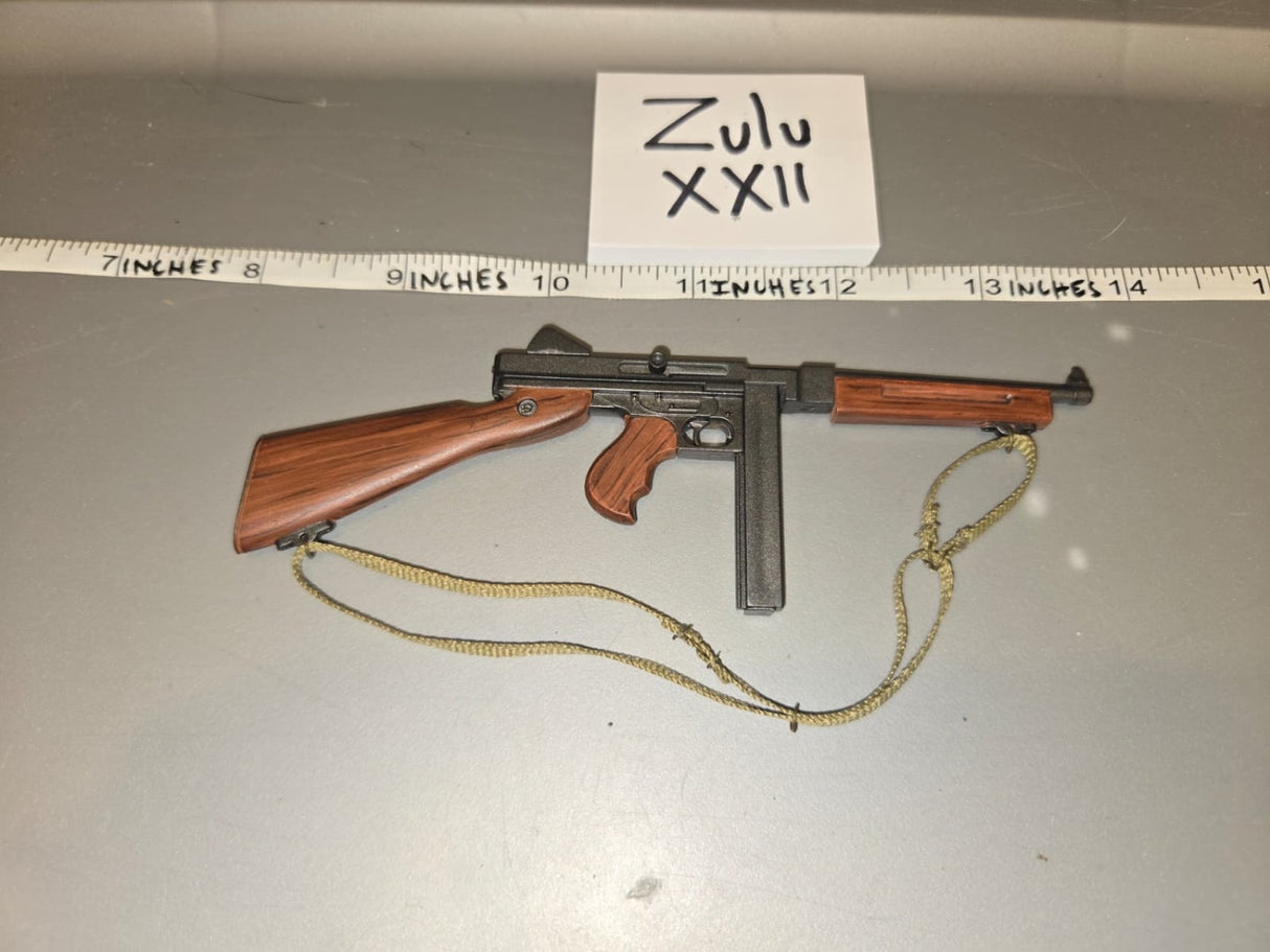 1/6 Scale WWII US Thompson M1A1 Submachine Gun with Sling