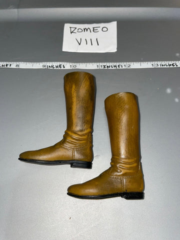 1/6 Scale Revolutionary War Napoleonic Western Boots