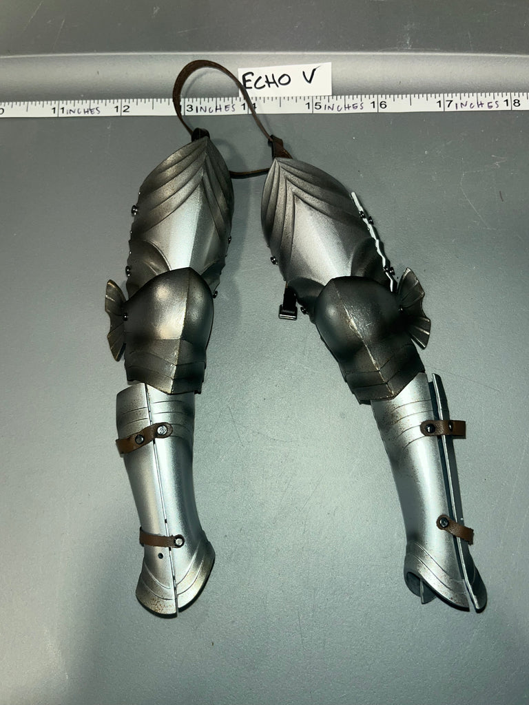 1/6 Scale Medieval Metal Leg Armor  - Medieval