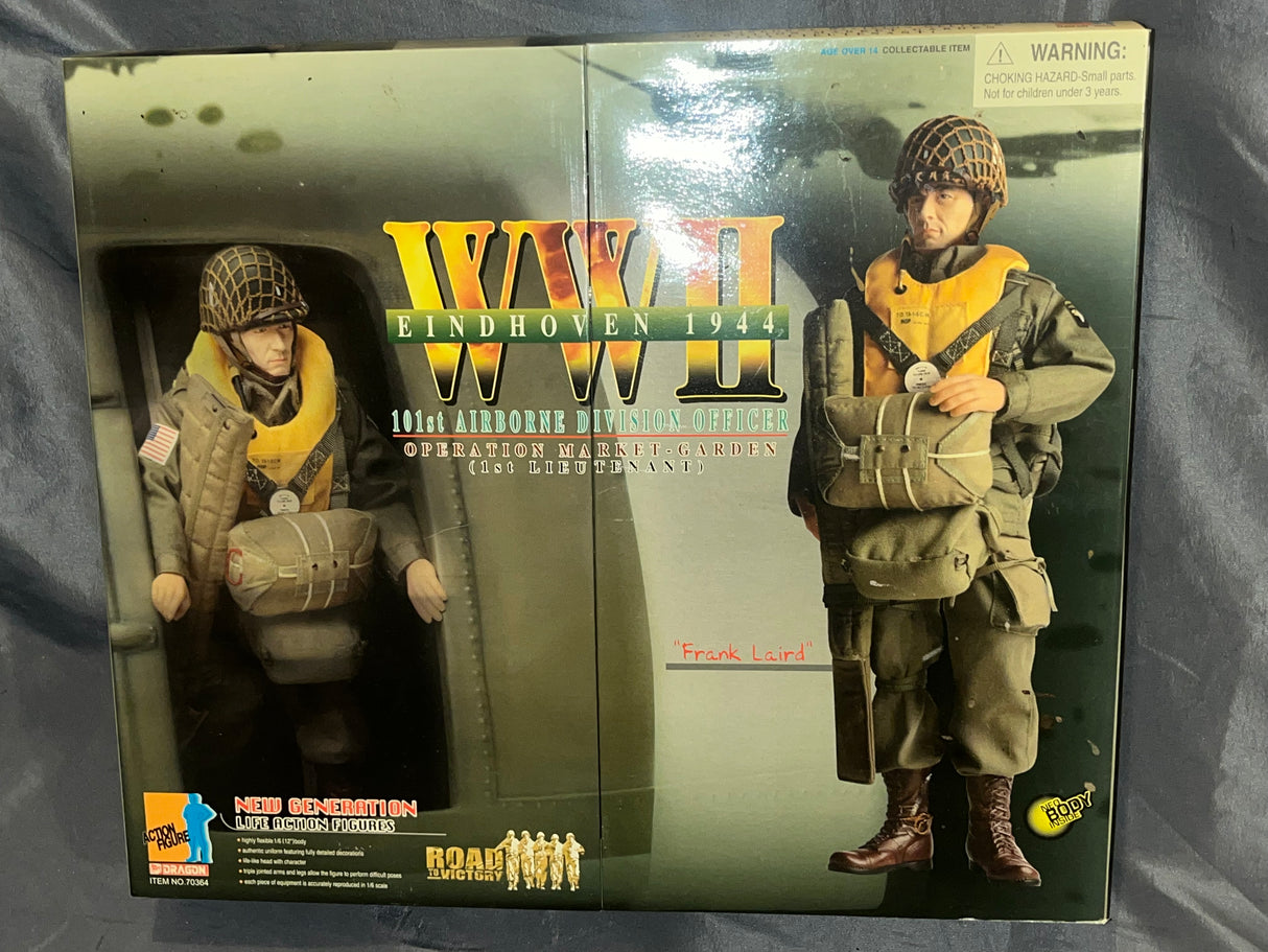 1/6 Scale WWII US Paratrooper Frank Laird  - Operation Market Garden - NIB Dragon