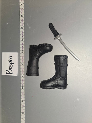 1:6 Scale Modern Ninja Boots