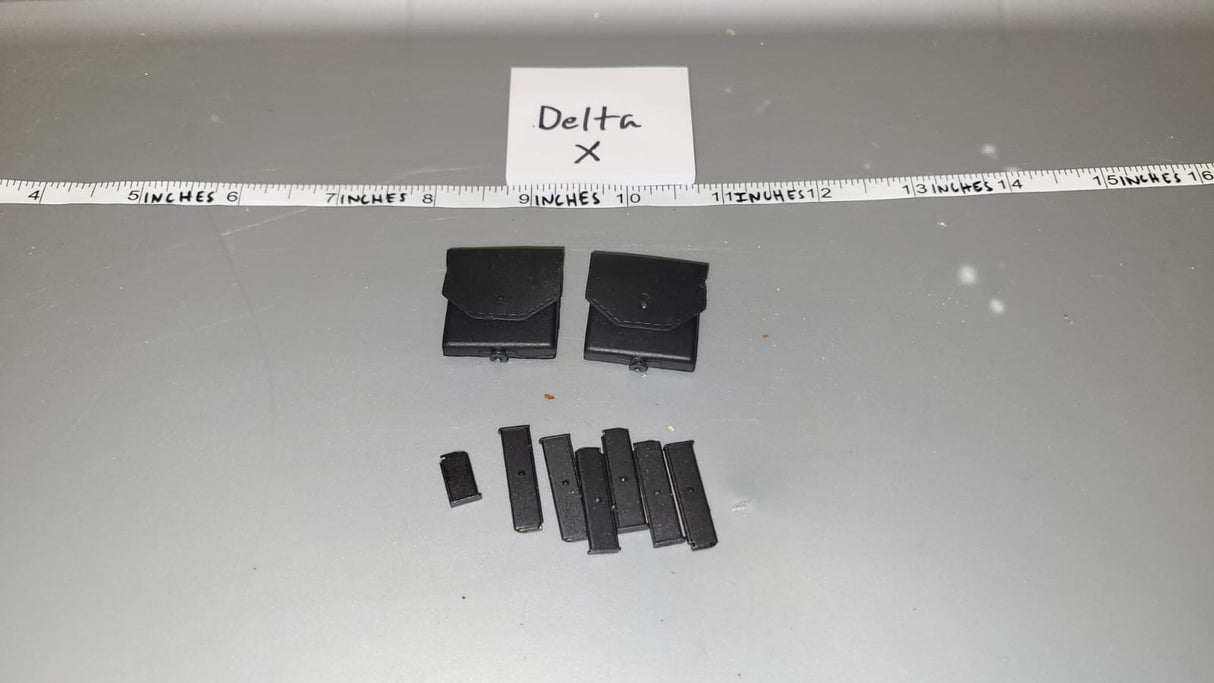 1/6 Scale WWII German Broom Handle Pistol Ammunition Lot