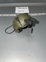 1/6 Scale Modern Helicopter Pilot Flight Helmet