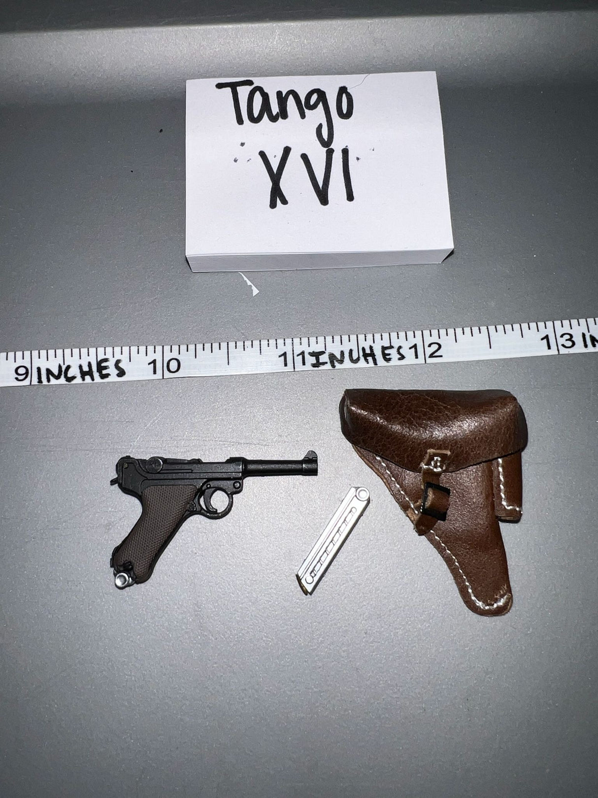 1/6 Scale WWII German Pistol and Holster