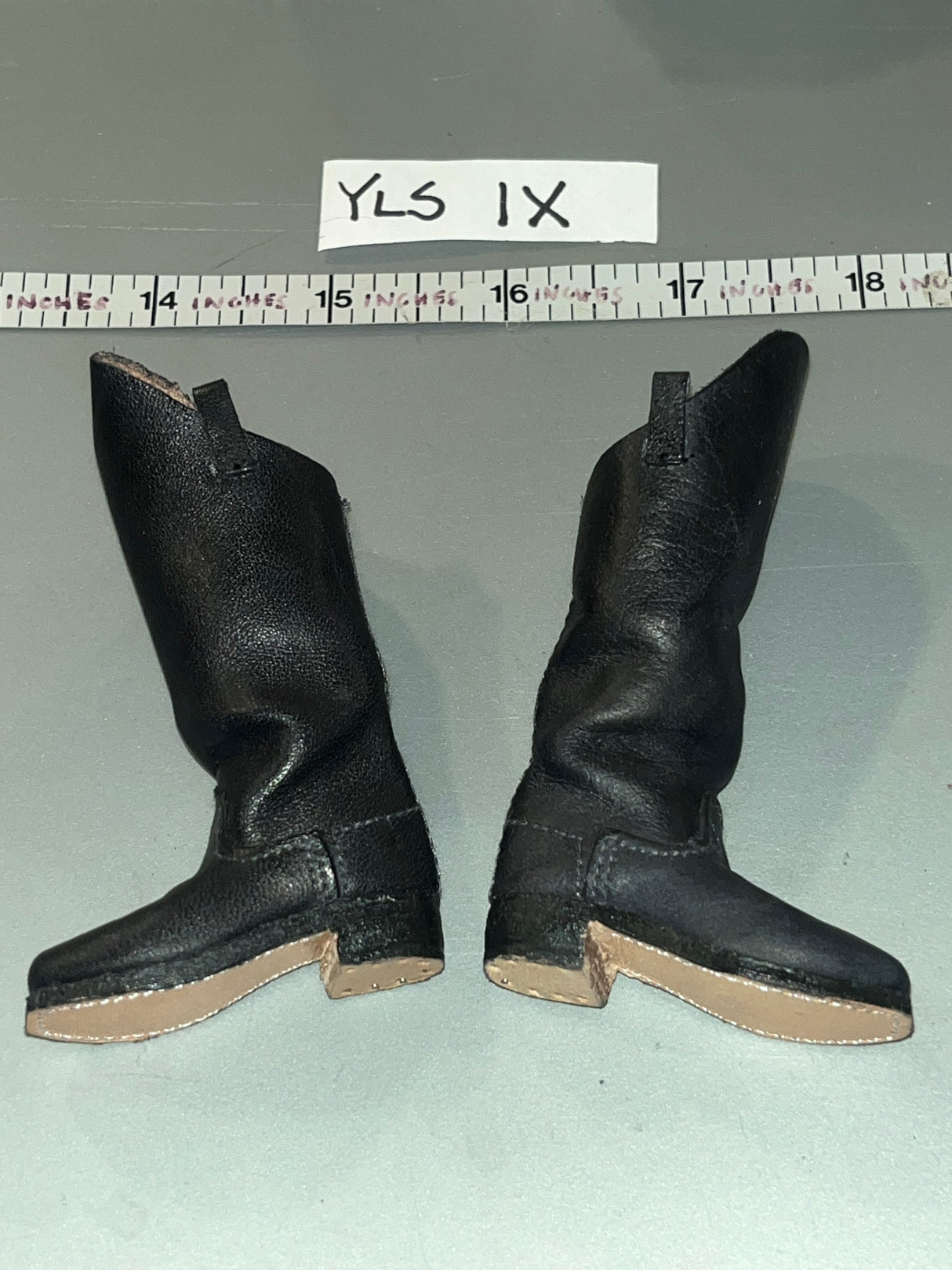 1/6 Scale Civil War Era Leather Cavalry Boots