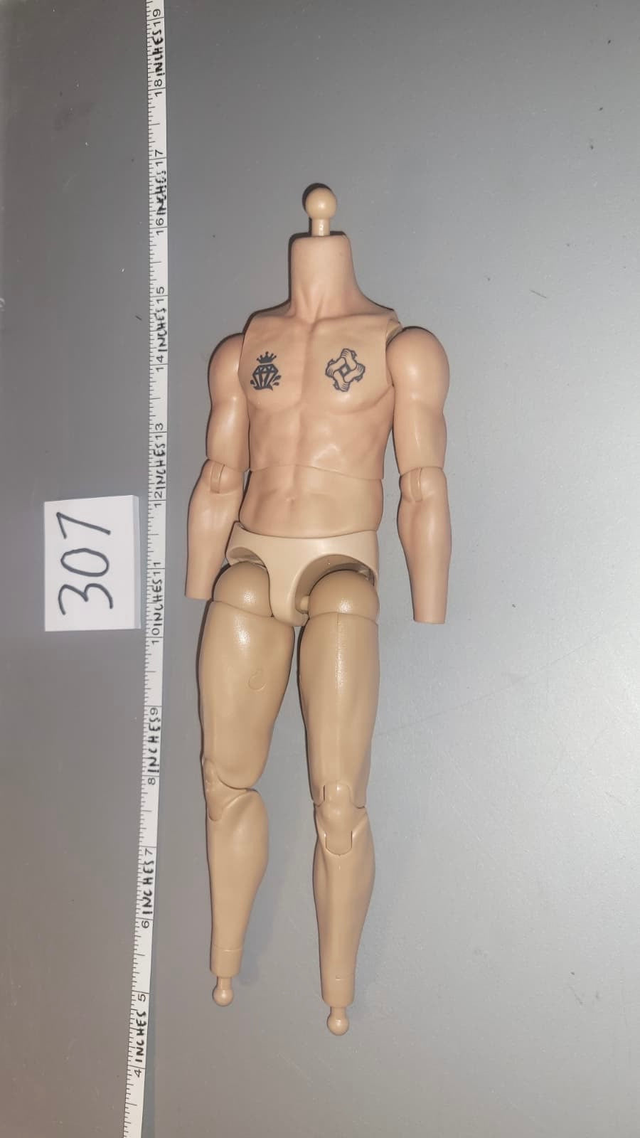 1/6 Scale DAM Gangsters Kingdom Nude Figures