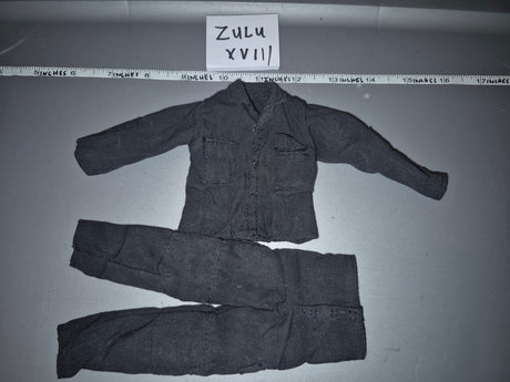 1/6 Scale Modern Black BDu Uniform Set - Zulu XVII - GI Joe