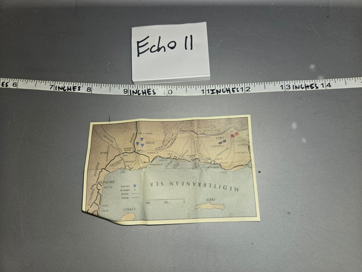 1:6 Scale WWII German Map