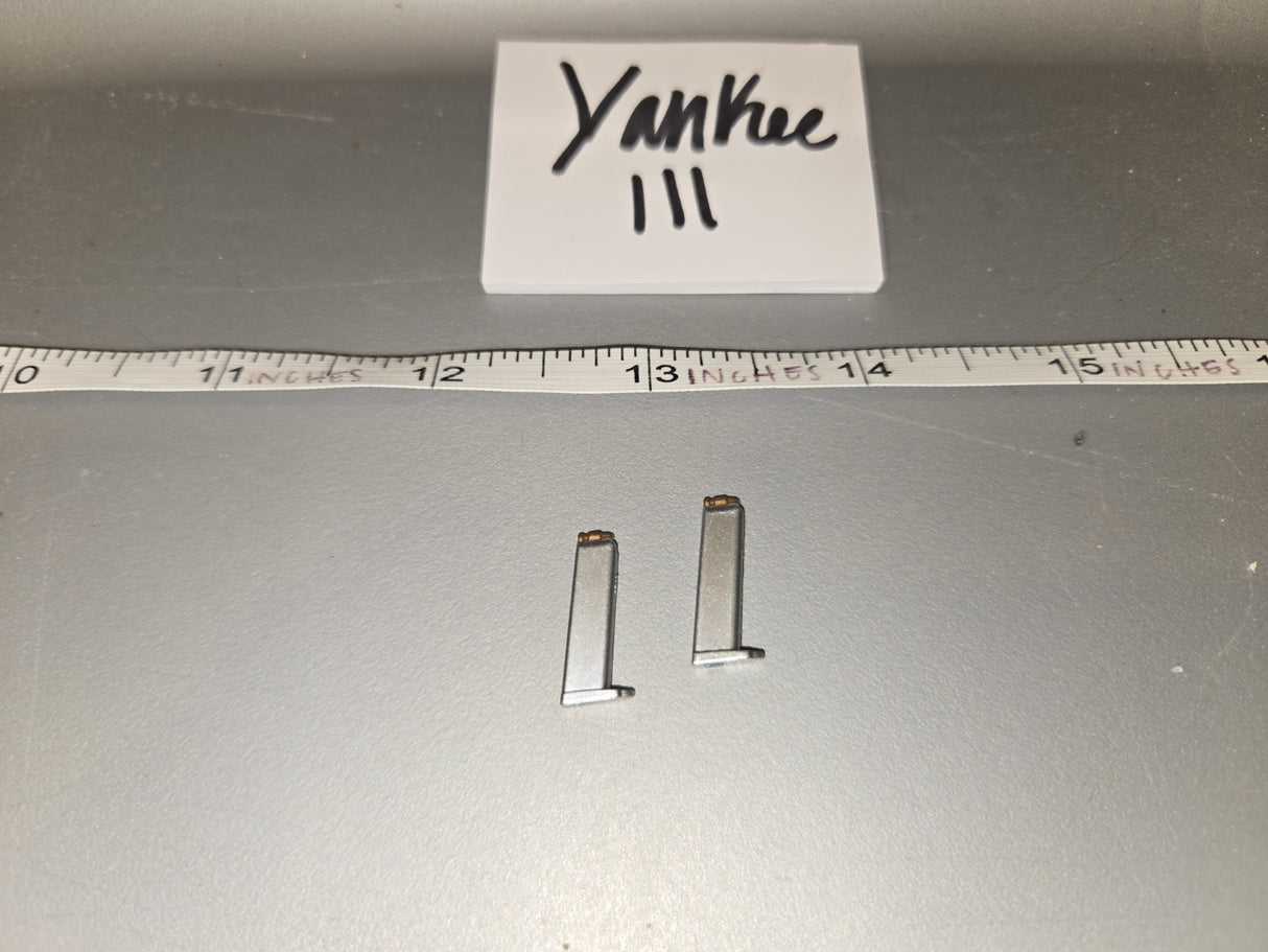 1/6 Scale Modern Era Pistol Magazine Lot - Yankee III