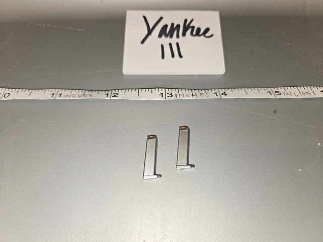 1/6 Scale Modern Era Pistol Magazine Lot - Yankee III
