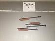 1/6 Scale WWII US Springfield Armory M1903 Bolt Action Rifle Charging Handle and Firing Pin Assembly Lot - Yankee V