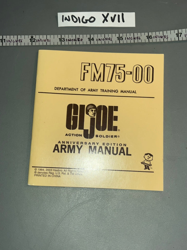 1/6 Scale Vintage Remake GI Joe Manual - GI Joe