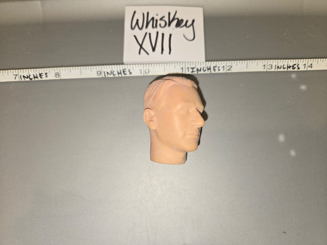 1/6 Scale WWII German Unpainted Head Sculpt - Whiskey XVII
