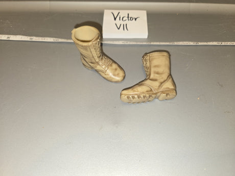 1/6 Scale Modern Era Desert Combat Boots - Victor VII