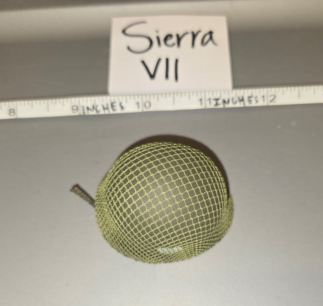 1/6 Scale WWII US M1 Helmet with Net Cover - Sierra VII