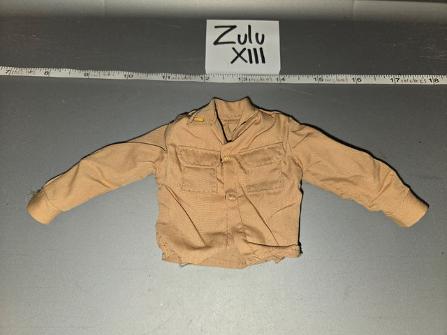 1/6 Scale WWII US Army Khaki Service Shirt - Zulu XIII