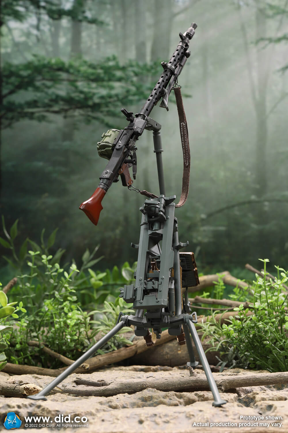 1/6 Scale Tripod for MG34 Green - NIB Weapons Set DID E60069G