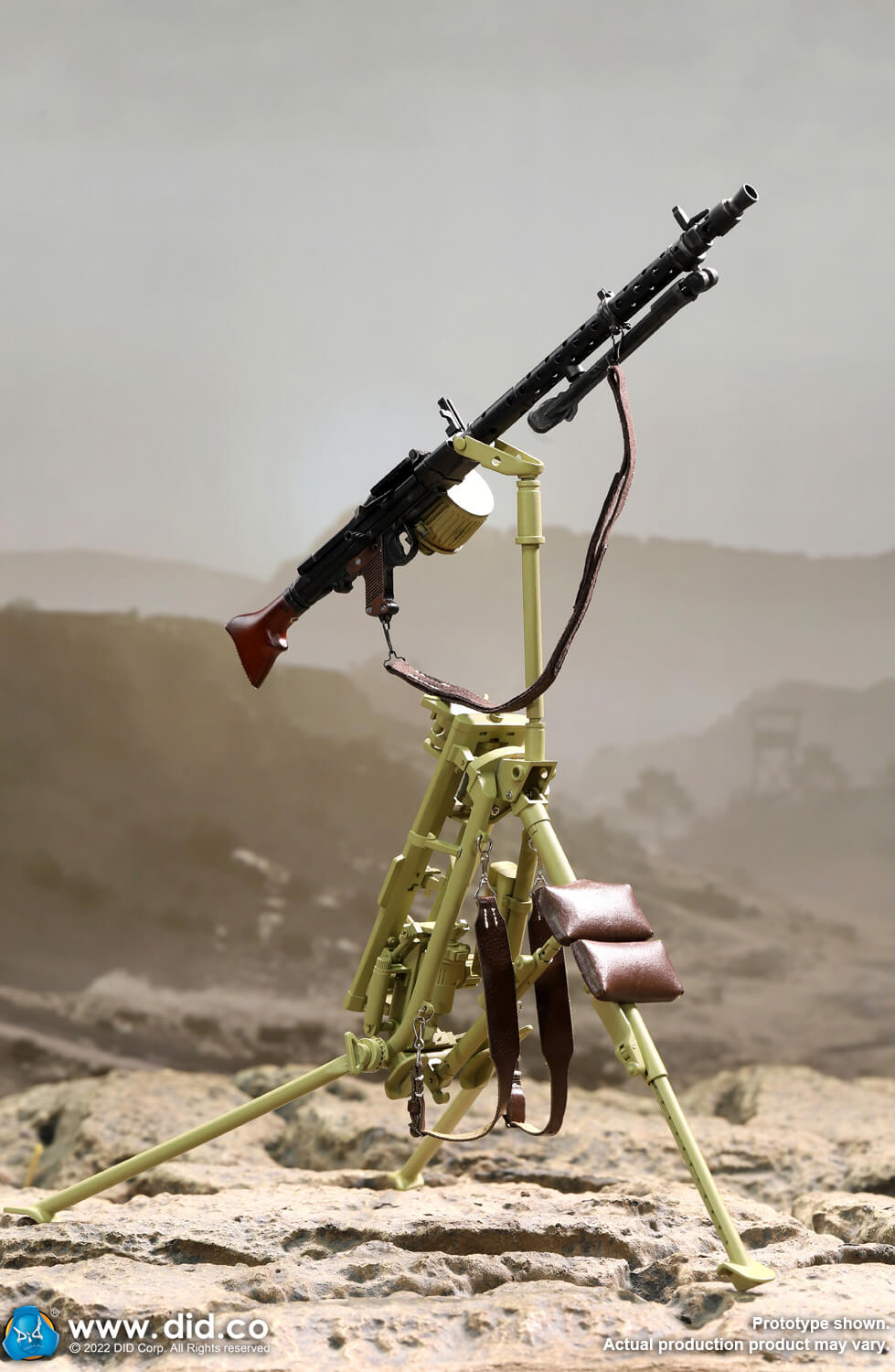 1/6 Scale Tripod for MG34 Yellow - NIB weapons Set DID E60069Y
