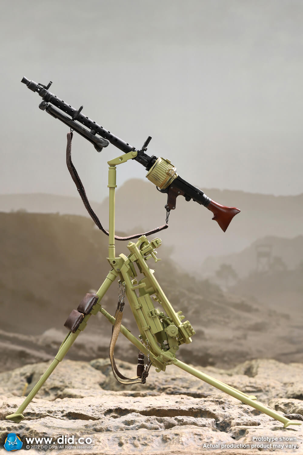 1/6 Scale Tripod for MG34 Yellow - NIB weapons Set DID E60069Y