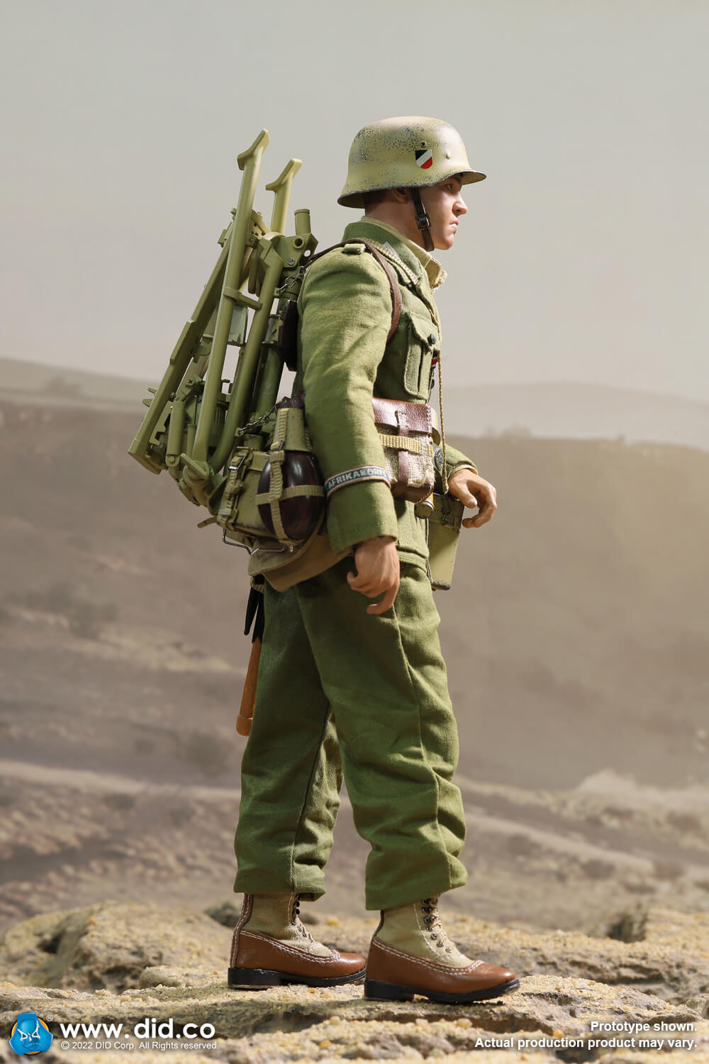 1/6 Scale Tripod for MG34 Yellow - NIB weapons Set DID E60069Y