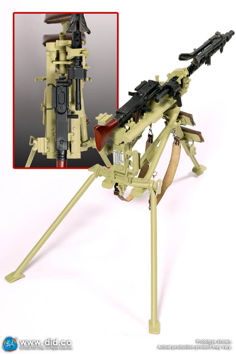 1/6 Scale Tripod for MG34 Yellow - NIB weapons Set DID E60069Y