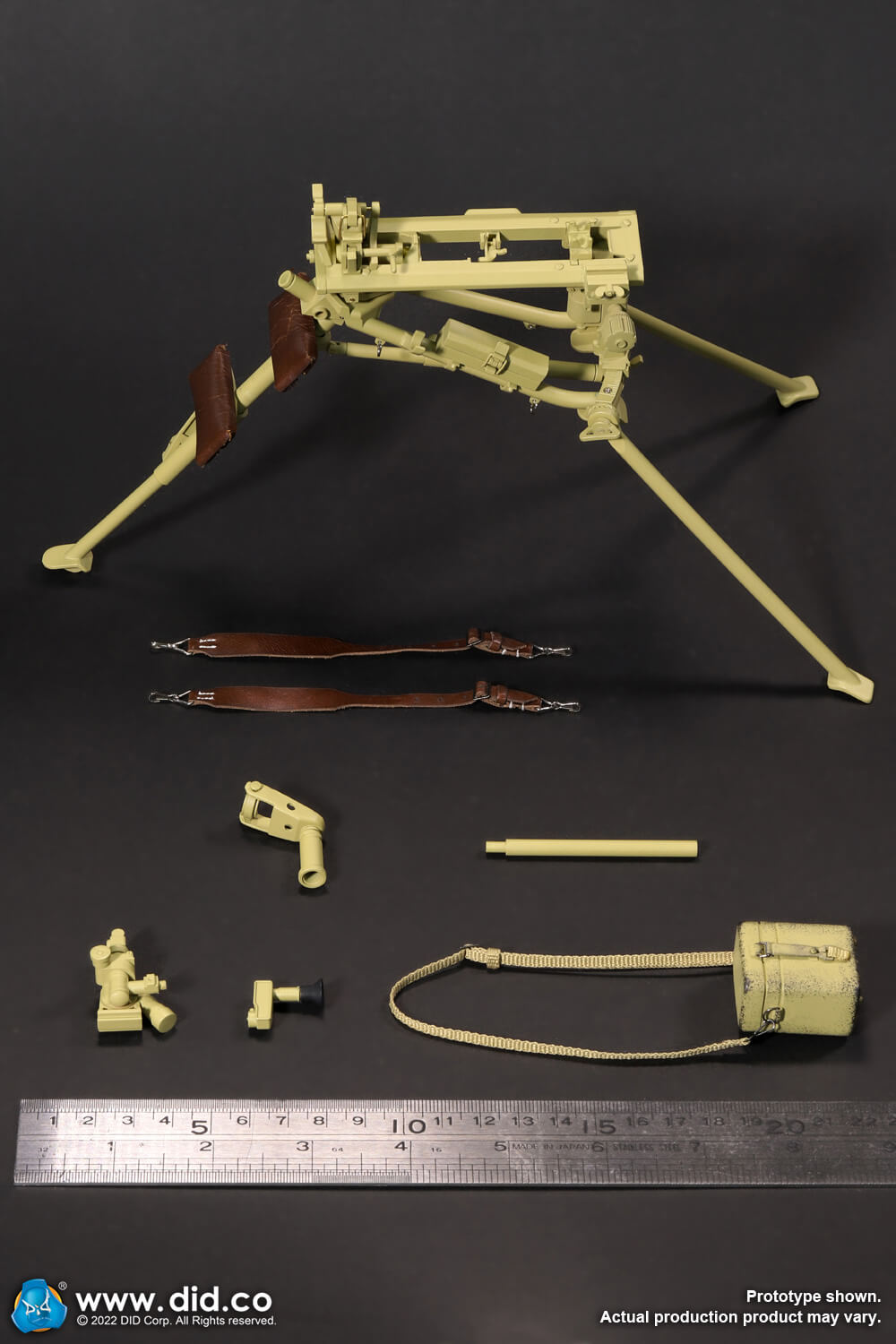 1/6 Scale Tripod for MG34 Yellow - NIB weapons Set DID E60069Y