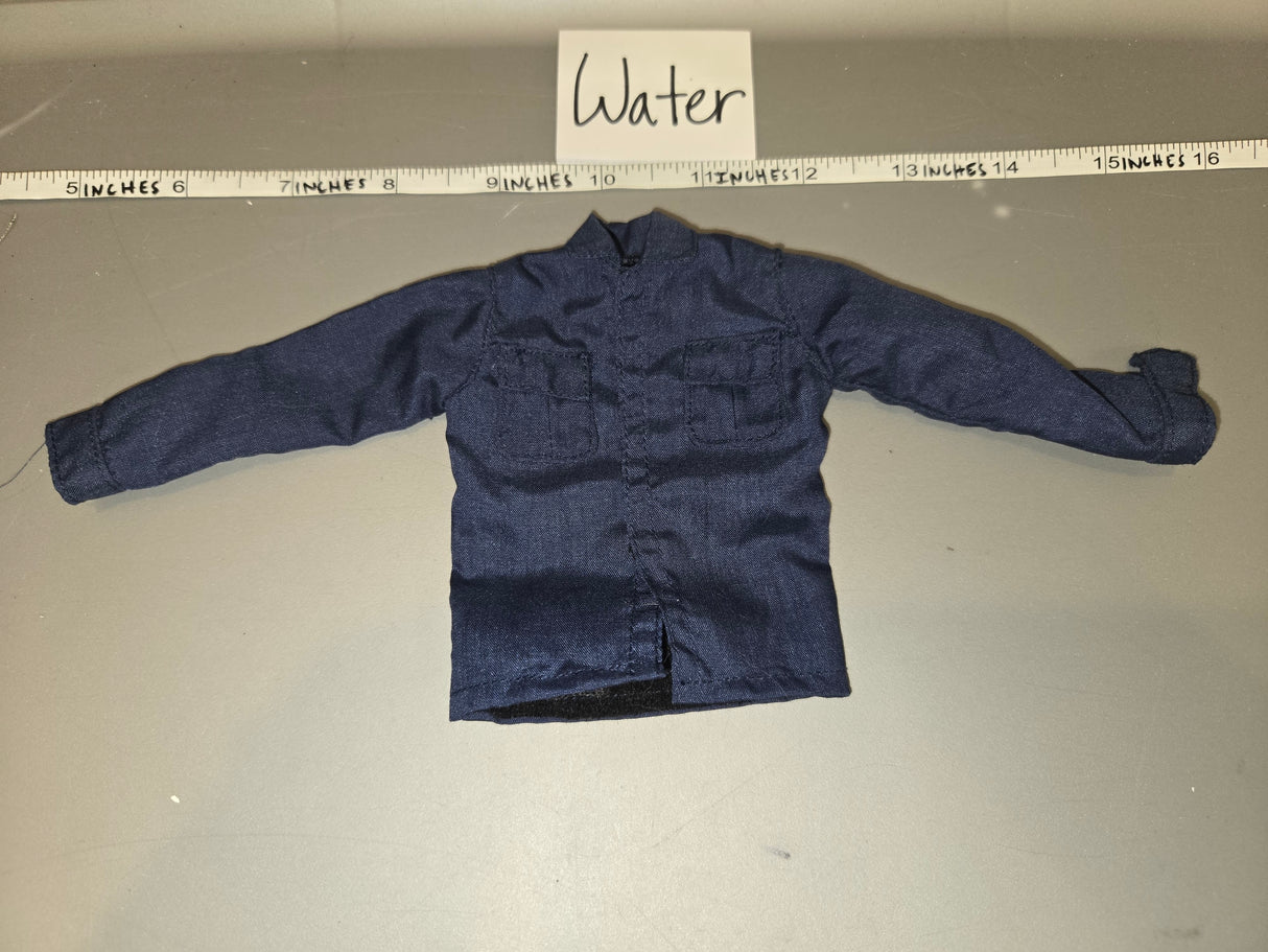 1/6 Modern Era Police Blue BDU Shirt / Blouse