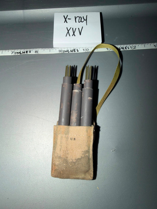 1/6 Scale WWII US Rifle Cleaning Rod Set with Pouch - X-Ray XXV