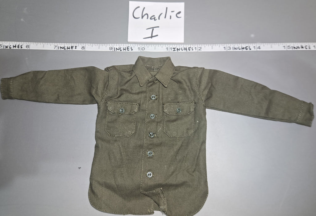 1/6 Scale WWII German Grey Officer Shirt