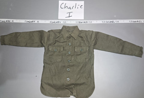 1/6 Scale WWII German Grey Officer Shirt