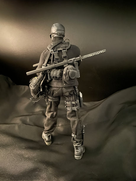 1/6 Scale Sideshow Toys Customized Snake Eyes GI Joe Loose Dressed Figure