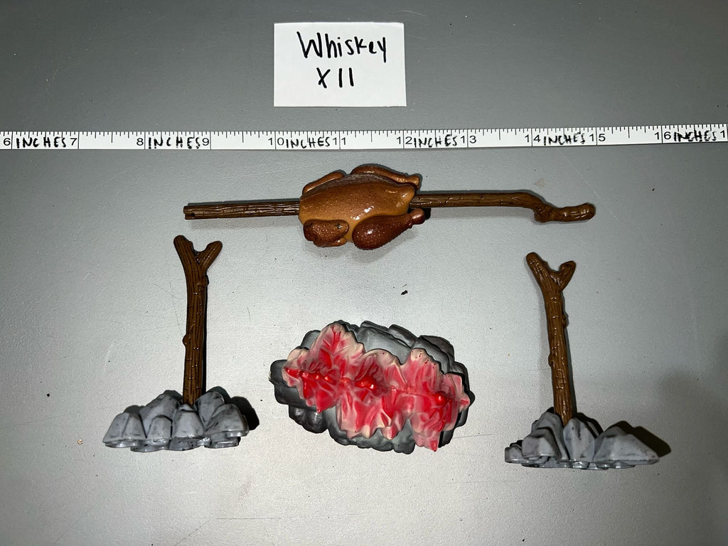 1/6 Scale Civil War Western Era Campfire Diorama Item