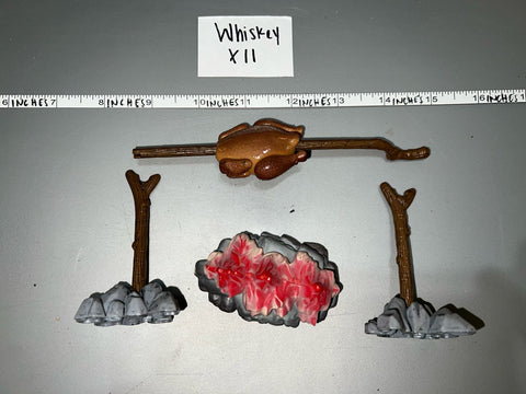1/6 Scale Civil War Western Era Campfire Diorama Item